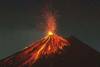 Eruption de volcan