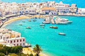 Vacances Santorin: Combiné hôtels Périples dans les Cyclades depuis Santorin - Santorin, Naxos, Amorgos et Paros