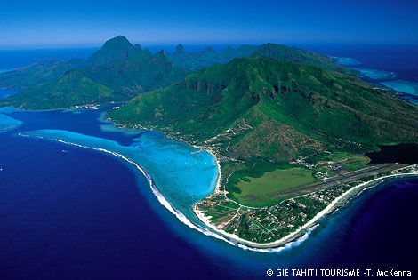 Vue aérienne Moorea