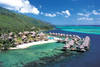 Vue du ciel - Des Iles des Ailes - 3 Iles - Tahiti/Moorea/Bora Bora