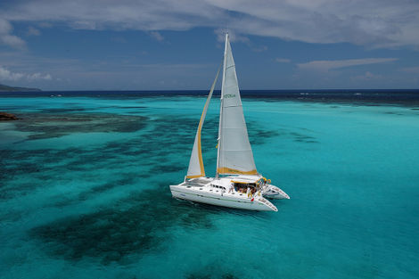 Tobago Cays Islands - Croisière à la voile aux Grenadines 5D + Hôtels à Union et Ste-Lucie