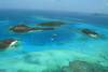 Vue panoramique des iles Grenadines