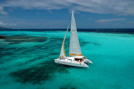 Vue panoramique du bateau - Grenadines
