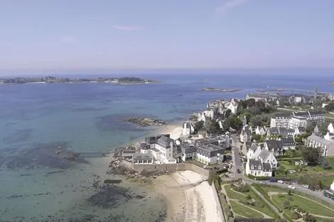 vue du ciel - Hôtel Valdys - Beau rivage France Bretagne - Roscoff