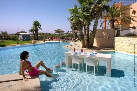 Piscine - Flamants Roses Chambre vue Jardin France Languedoc-Roussillon - Canet En Roussillon
