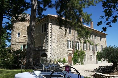 Façade - Château Les Oliviers de Salettes France Rhône/Alpes - Charols