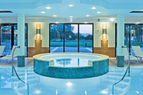 Piscine du Spa - La Villa du Lac France Rhône/Alpes - Divonne-les-Bains
