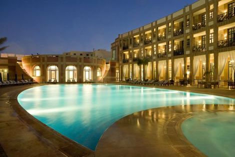 Piscine et façade de nuit - M Gallery (sans transport) Maroc - Essaouira