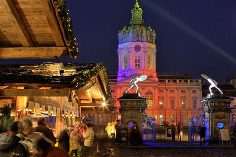 Marché de Noël devant le Château Charlottenburg