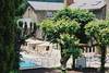 Terrasse piscine - Les Bains Romains Saint Nectaire