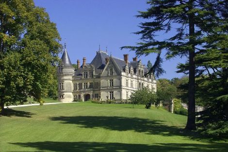 Façade du château de la Bourdaisière - Chateau de la Bourdaisiere