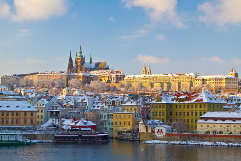 Prague sous la neige - ©Czechtourism