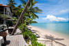Terrasse de l'hotel et la plage - The Scent - Relais & Chateaux