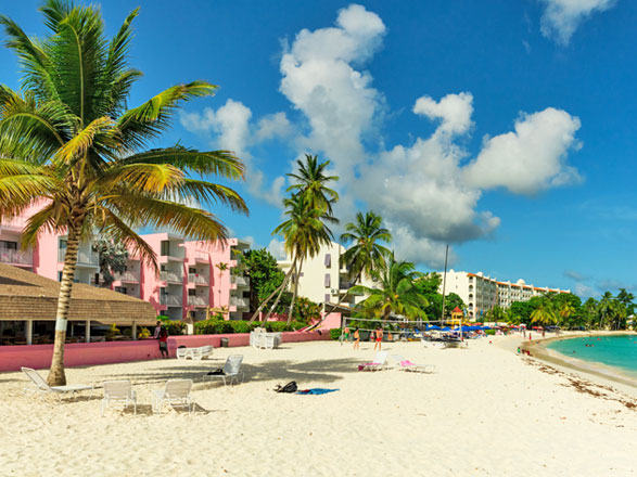 Barbade, Ste Lucie, Dominique, îles Vierges, St Martin, Porto Rico