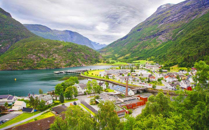 Photo escale hellesylt norvege