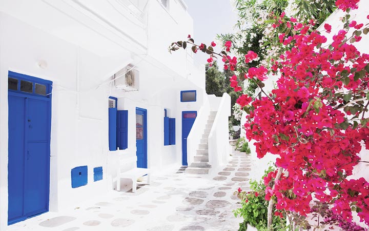 Photo escale mykonos grece