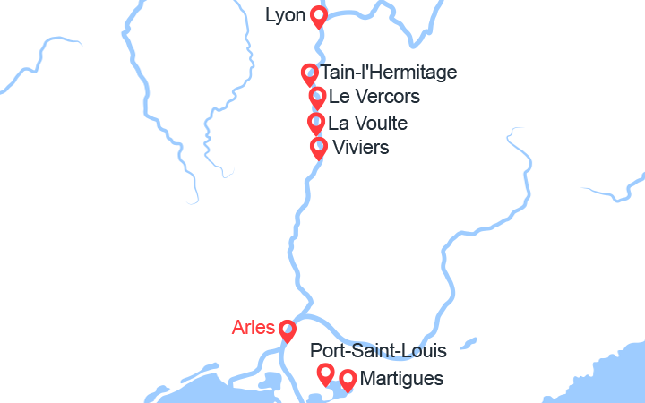 Carte itinéraire croisière couleurs provencales asa_rhopp