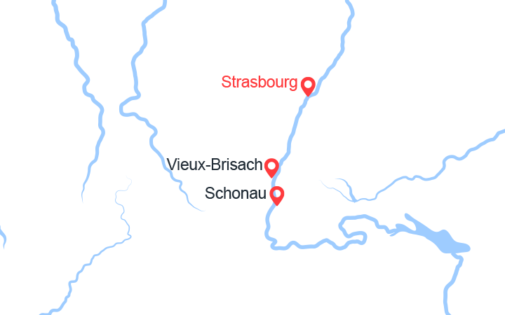 Carte itinéraire croisière grande croisiere gastronomique sur le rhin gas_pp