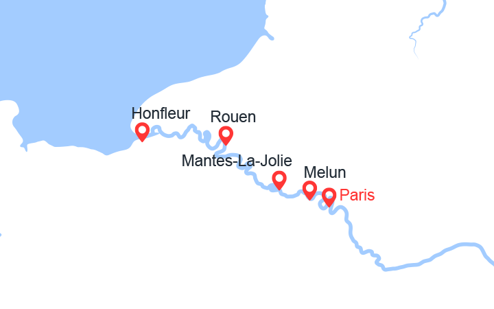 Carte itinéraire croisière la seine et ses meandres un fleuve unique pfh_pp