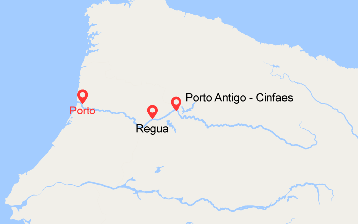 Carte itinéraire croisière porto et la vallee de douro pob_pp