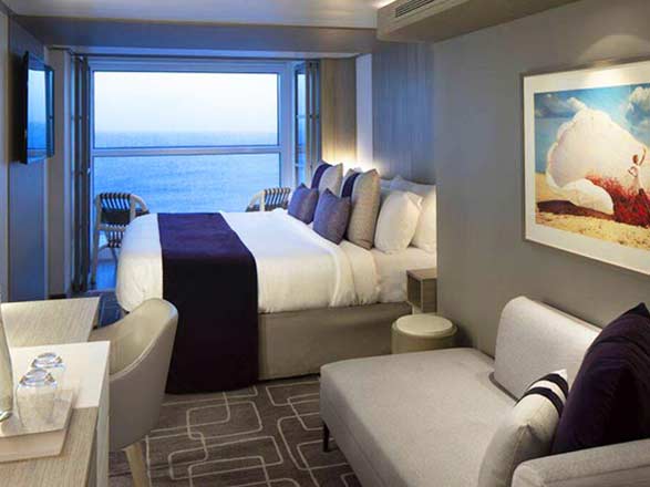 Cabina con balcone Celebrity Apex