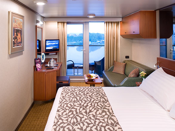 Cabina con balcone MS Eurodam
