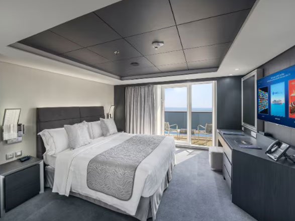 Cabina Yacht club royal con balcone MSC Euribia