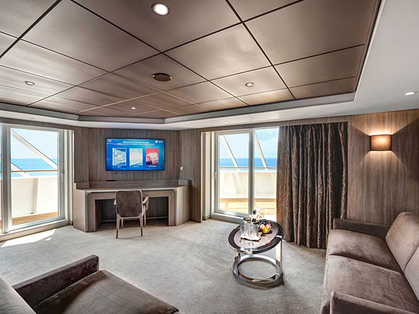 Cabina Yacht club royal con balcone MSC Grandiosa