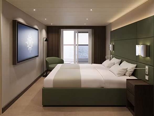 Cabina Yacht club royal con balcone MSC Magnifica