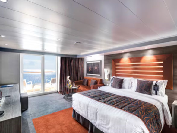 Cabina Yacht club deluxe con balcone MSC Meraviglia