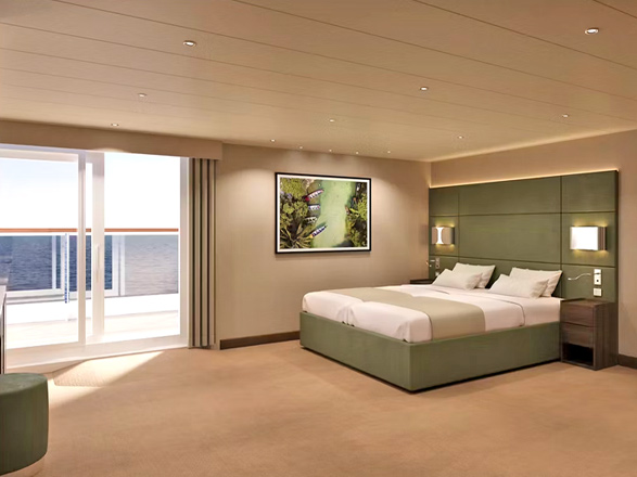 Cabina Yacht club deluxe con balcone