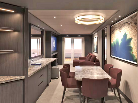 Cabina Yacht club royal con balcone