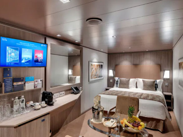 Cabina Yacht club interna MSC Seaside