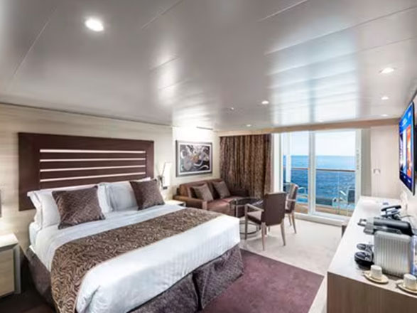Cabina Yacht club deluxe con balcone MSC Virtuosa