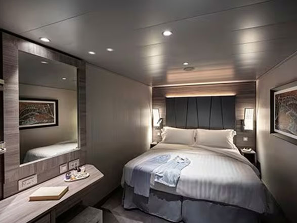 Cabina Yacht club interna MSC World Europa