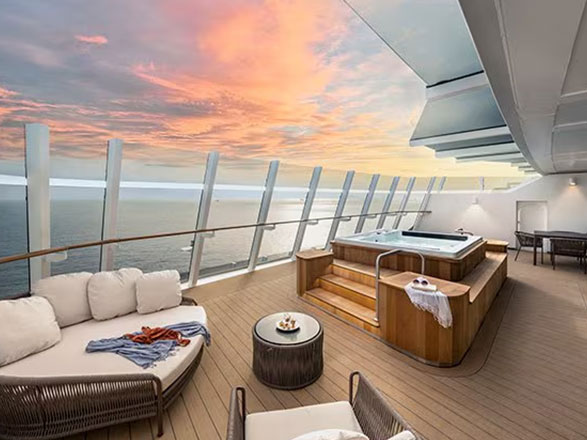 Cabina Yacht club royal con balcone MSC World Europa