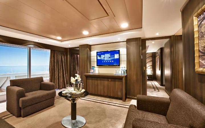 Cabina Cabina Yacht club deluxe con balcone