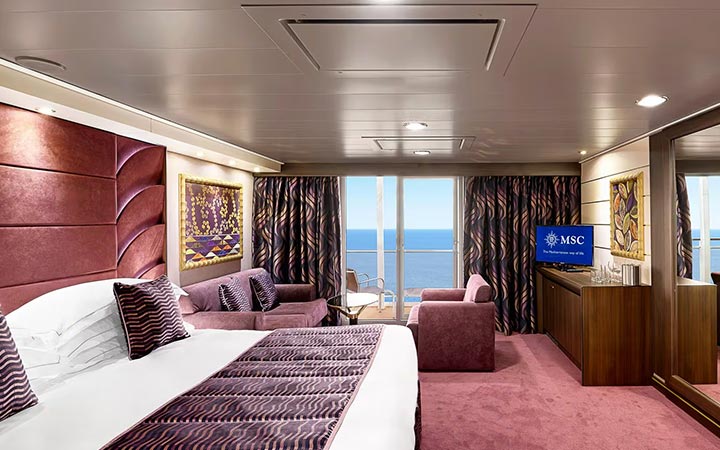 Cabina Cabina Yacht club deluxe con balcone