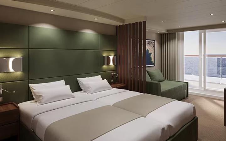 Cabina Cabina Yacht club deluxe con balcone
