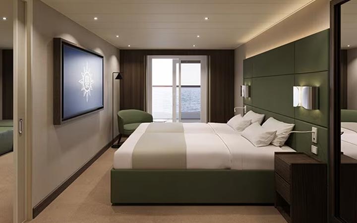 Cabina Cabina Yacht club royal con balcone