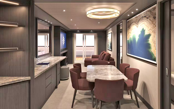 Cabina Cabina Yacht club royal con balcone