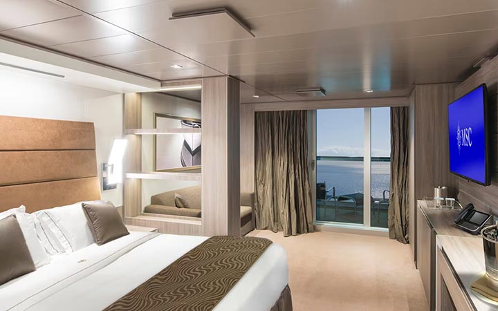 Cabina Cabina Yacht club deluxe con balcone