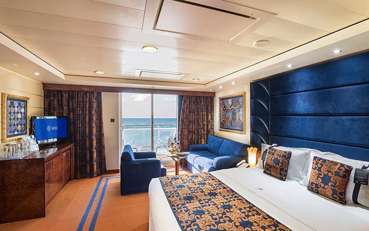 Cabina Cabina Yacht club deluxe con balcone