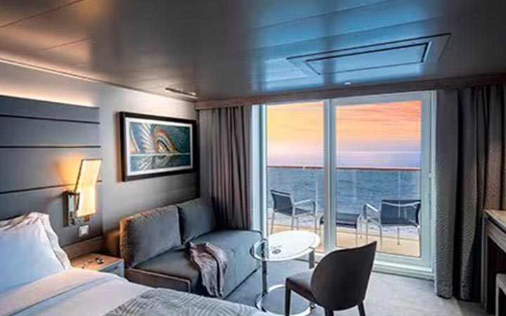 Cabina Cabina Yacht club deluxe con balcone