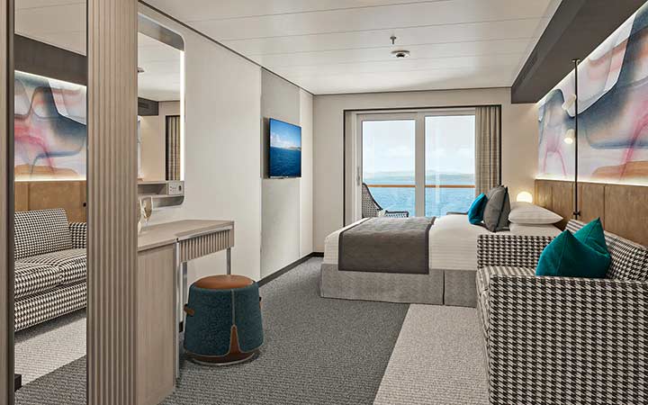 Cabina Cabina con balcone