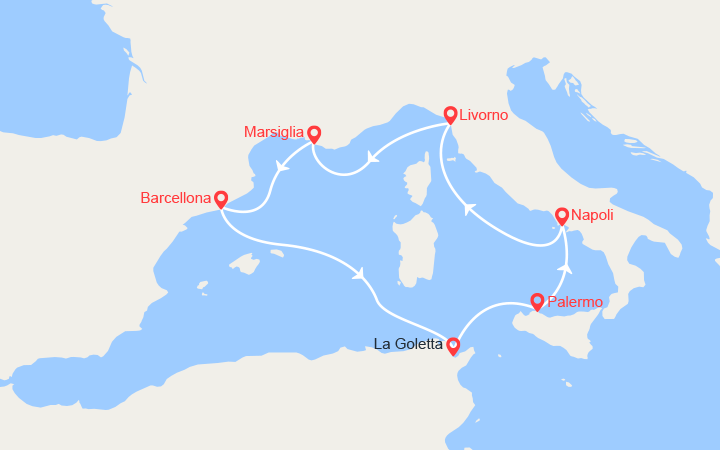 Carte de l'itin�raire