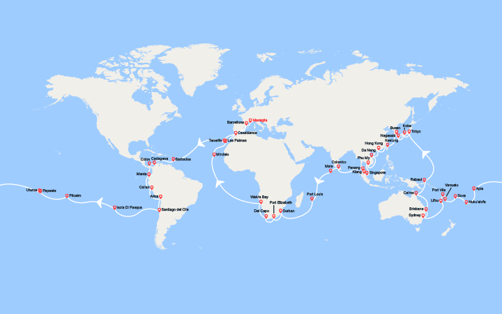 Carte de l'itinéraire
