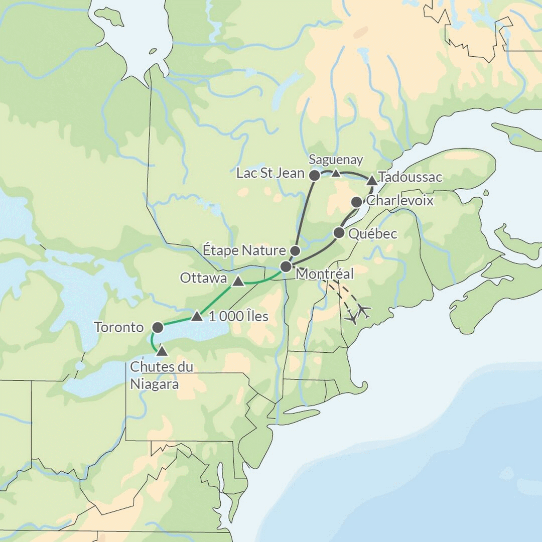 Autotour AUTOTOUR LA BELLE PROVINCE - EXPLORATEUR - STD Canada Toronto