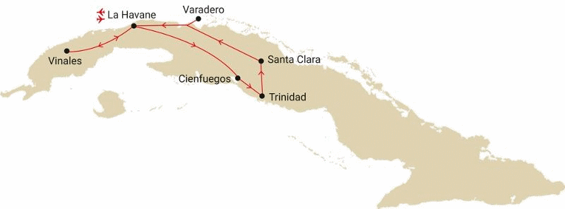 Autotour AUTOTOUR CUBA LIBRE ET EXTENSION MELIA LAS AMERICAS 5* Cuba La Havane