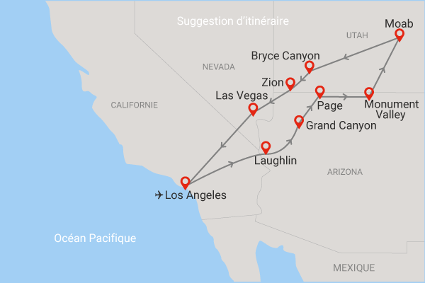 Autotour Autotour L'Ouest Américain et Los Angeles en Liberté Etats-Unis Los Angeles